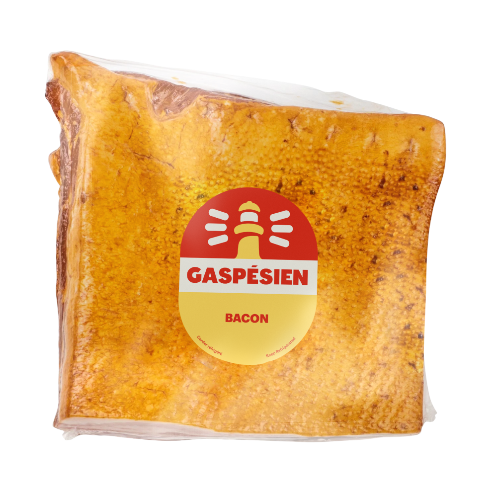 Bacon 2,5 kg fait à la main de Gaspésien